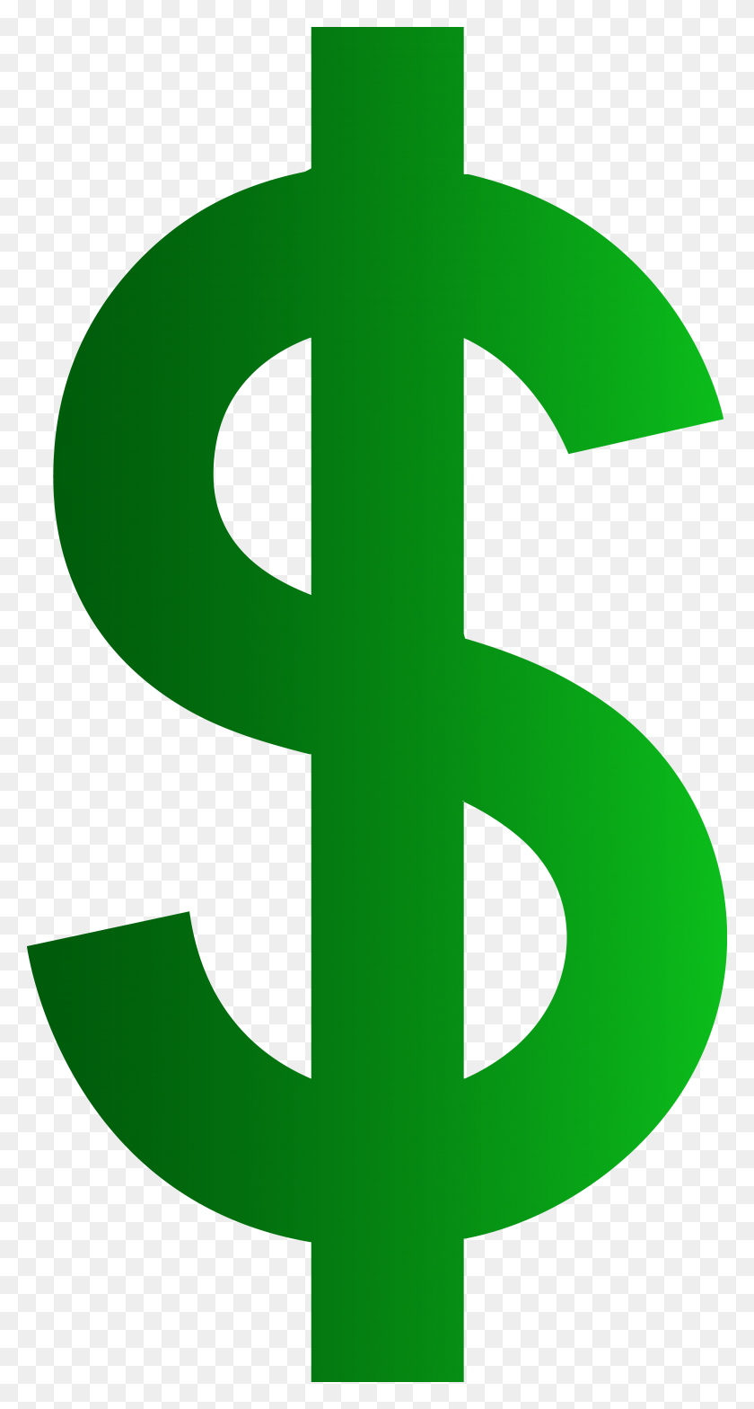 4276x8271 Green Dollar Symbol Png Image - Money Flying PNG