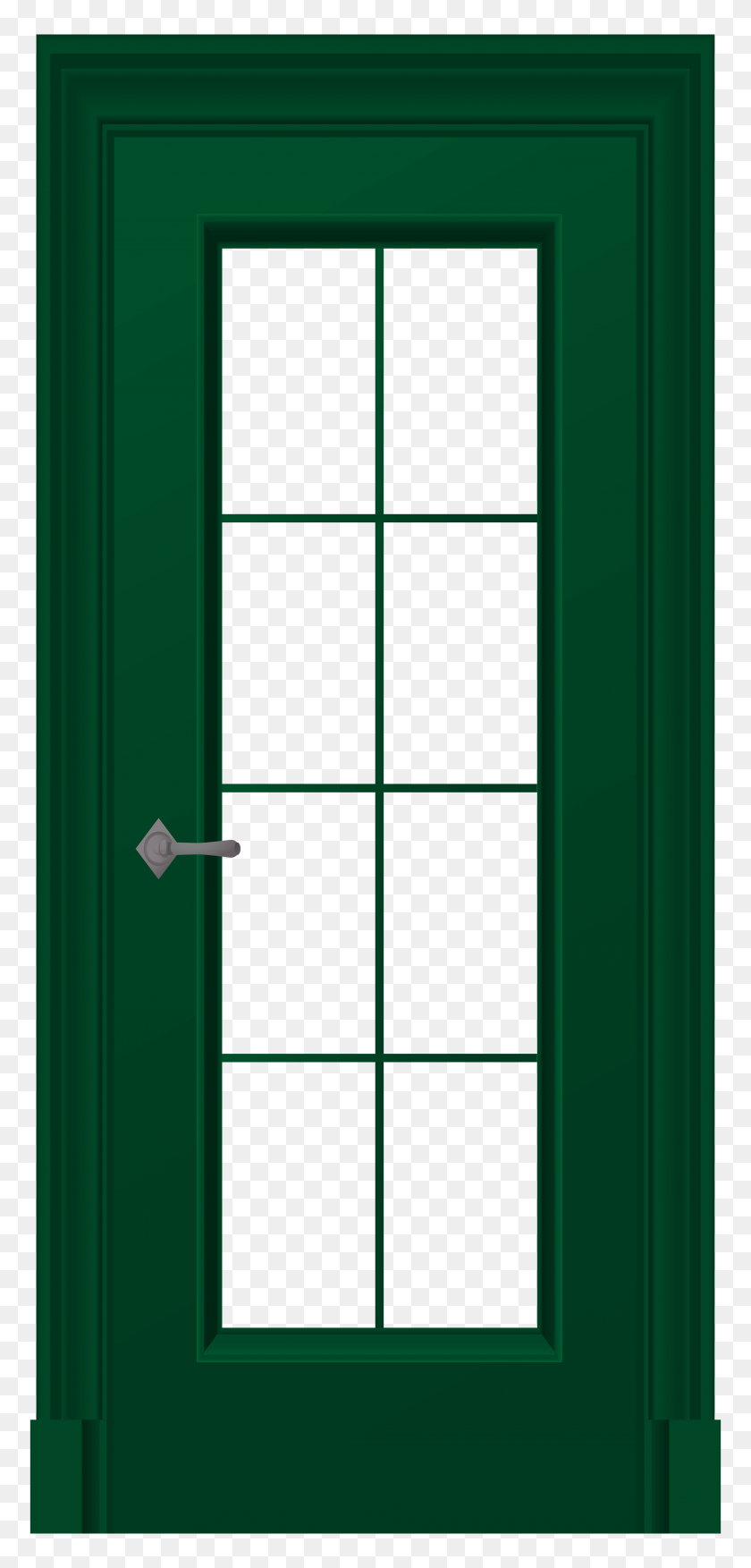 3685x8000 Зеленая Дверь Png Картинки - Открытая Дверь Клипарт