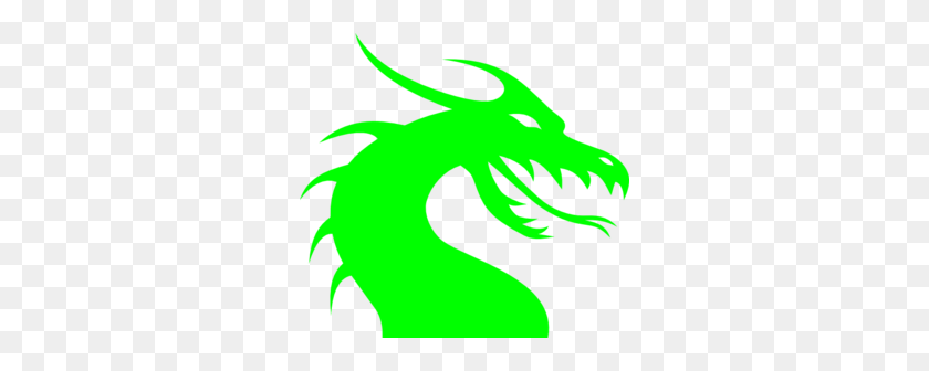 298x276 Зеленый Дракон Картинки - Дракон Клипарт