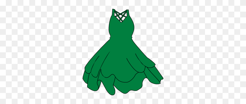 276x298 Green Dress Clip Art - Wedding Dress Clipart