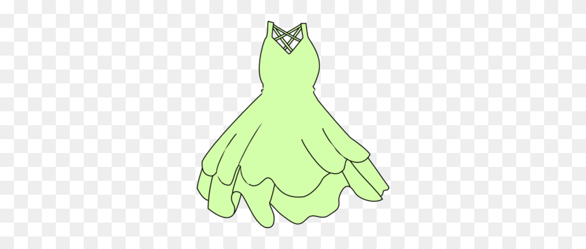 276x298 Green Dress Cliparts - Belle Dress Clipart