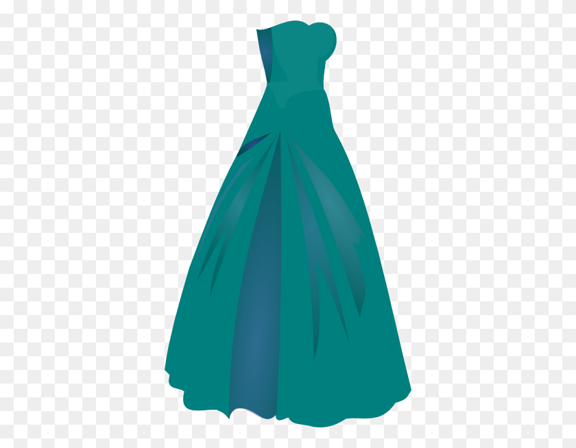 360x594 Green Dress Princess Clip Art - Princess Dress Clipart