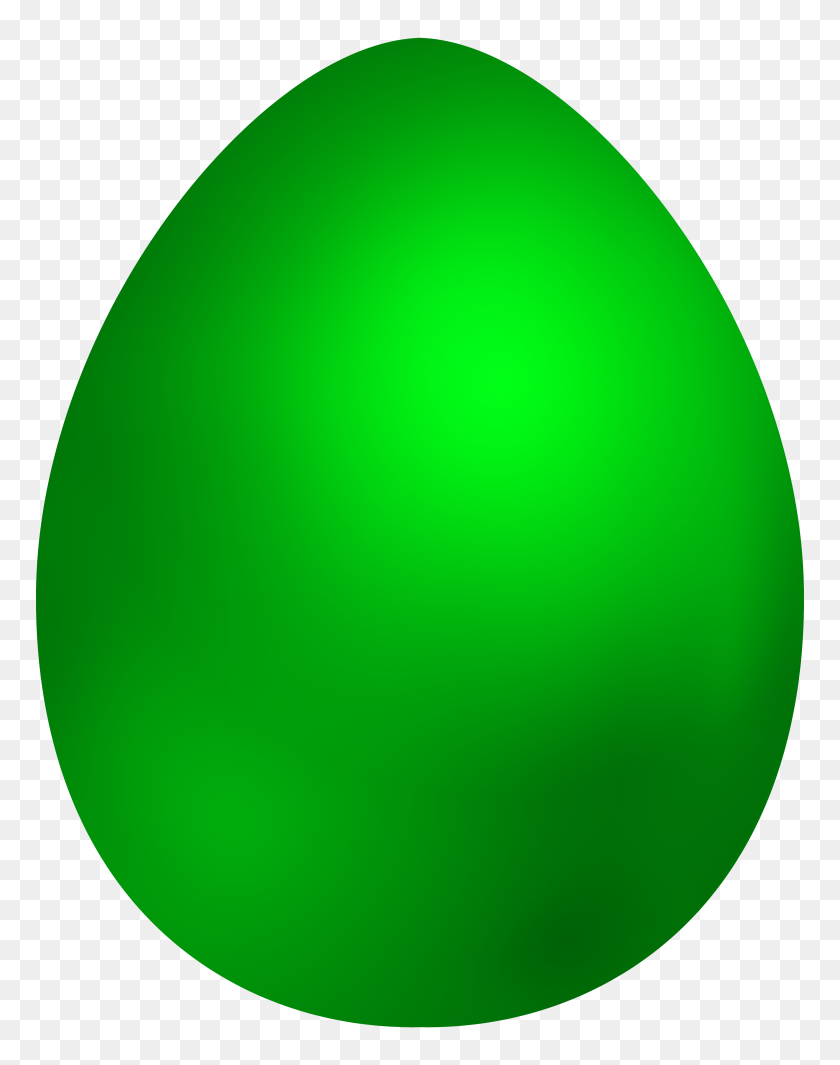 3879x5000 Green Easter Egg Clip Art Web Clipart Png - Web Clipart