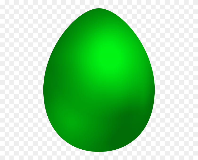 480x619 Green Easter Egg Png - Green Onion Clipart