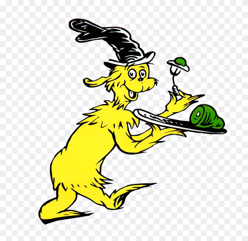 863x837 Huevos Verdes Y Jamón Imágenes Prediseñadas De Dr Seuss Huevos Verdes Y Jamón - Free Cat Clipart