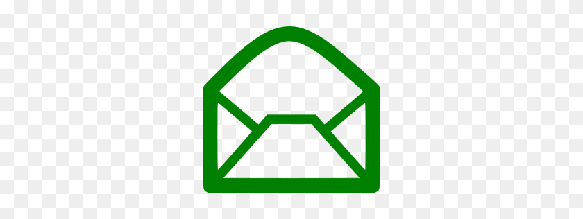 256x256 Green Email Icon - Email Icon PNG