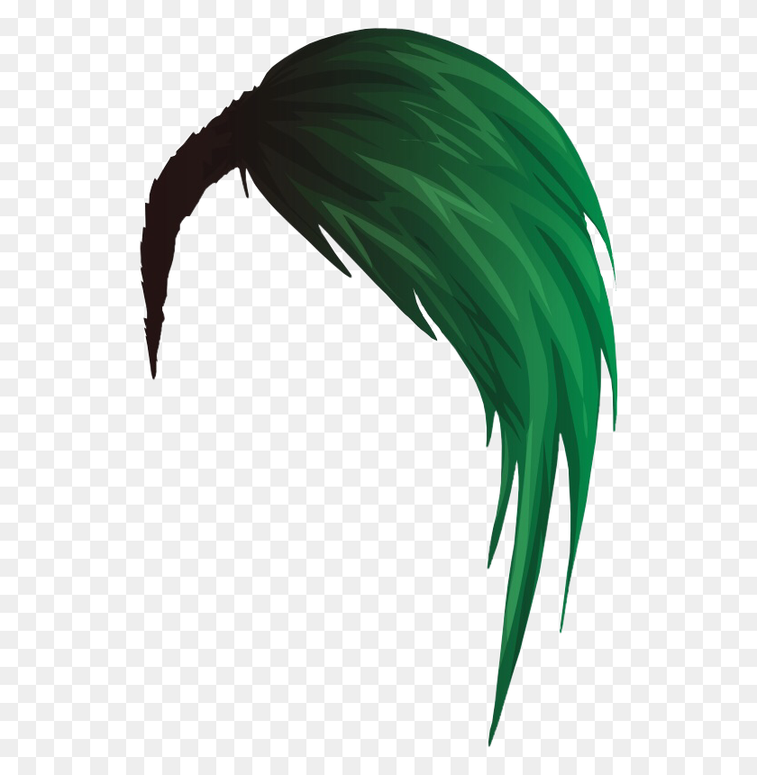 530x800 Verde Emo Cabello Peinados De Cabello Corte De Pelo Verde Greenhair - Cabello Emo Png