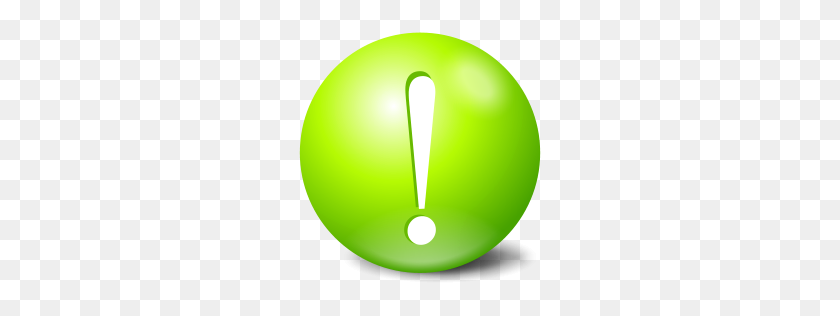 256x256 Green Exclamation Point Png Image Royalty Free Stock Png Images - Exclamation Point PNG