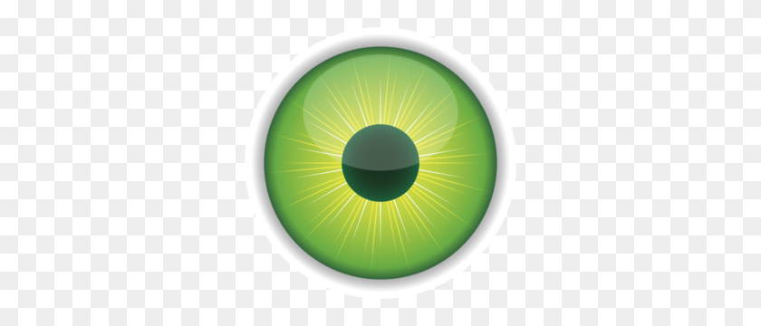 300x300 Зеленые Глаза Клипарт - Гугли Глаз Png
