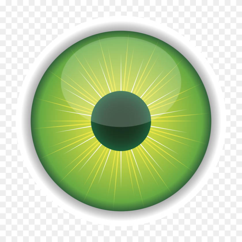 800x800 Green Eye Clipart Human Body Our God Made Science Boards - Third Eye Clipart
