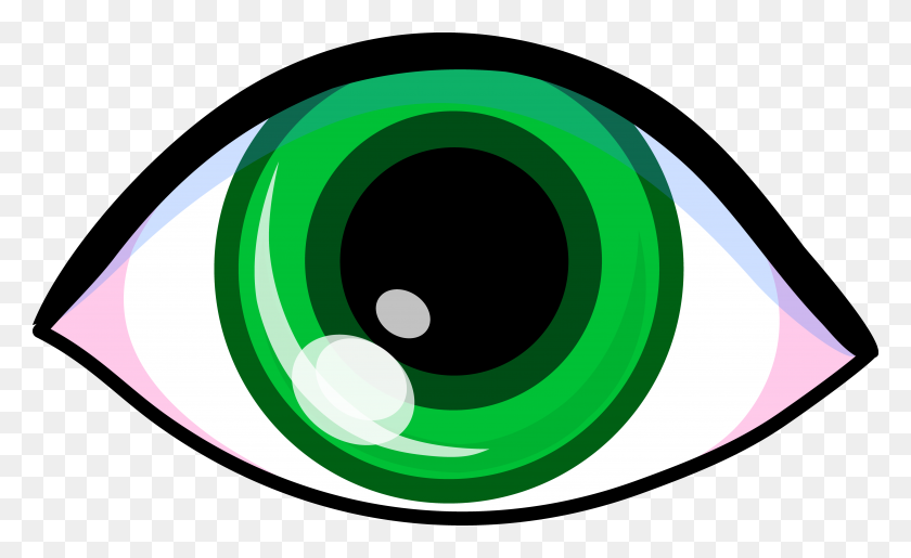 5076x2962 Green Eye Design - Free Clip Art Eyes
