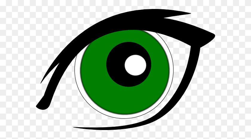 600x405 Зеленые Глаза Картинки - Глаза Клипарт Png