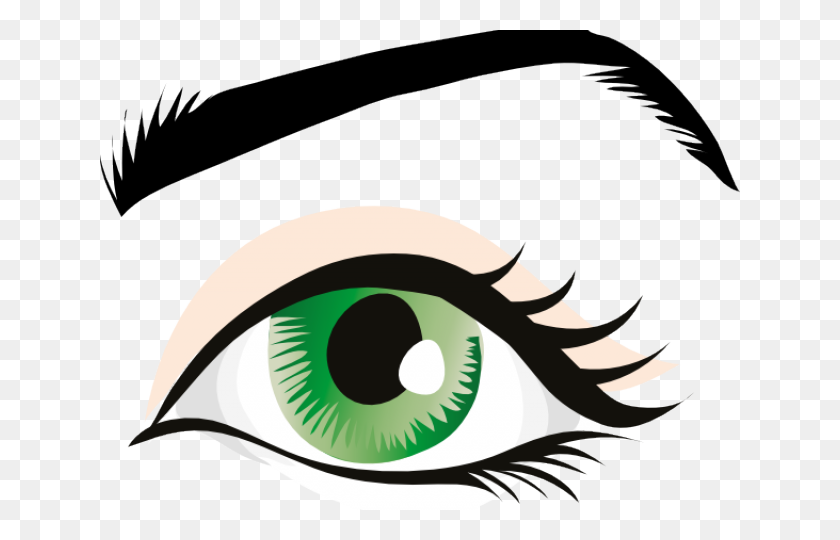 640x480 Зеленые Глаза Клипарт Симпатичные Глаза - Глаза Глядя Вверх Клипарт