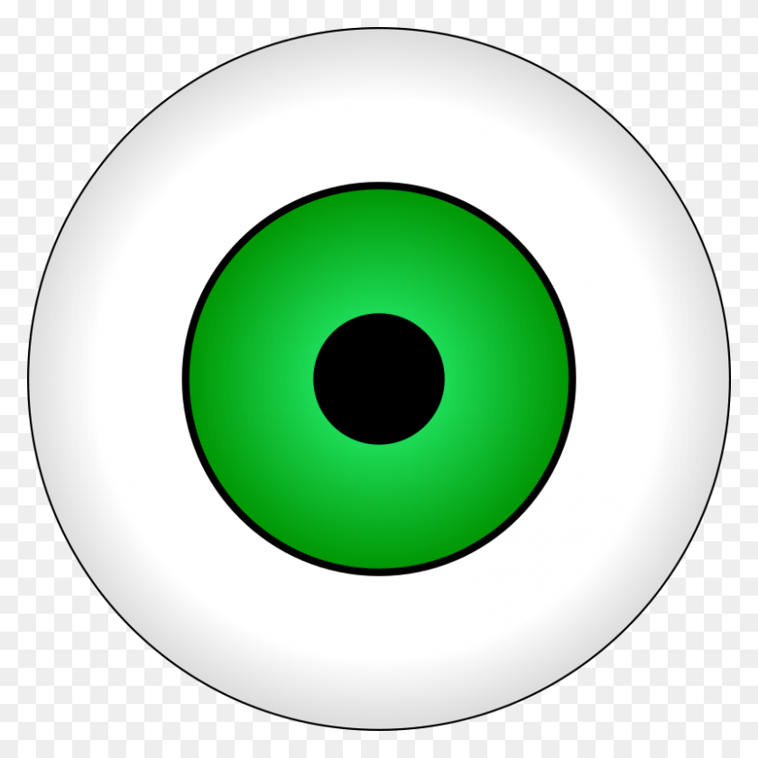800x800 Зеленые Глаза Клипарт Зрение - Оптометрист Клипарт