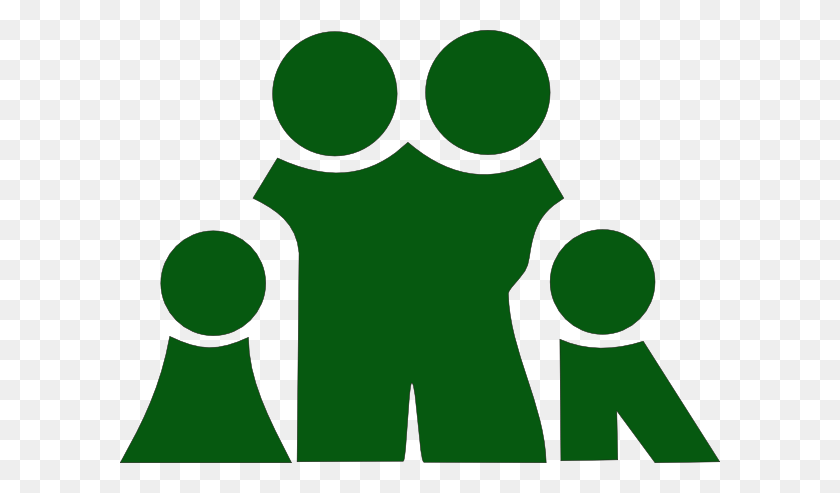 600x433 Green Family Clip Art - Family PNG Clipart