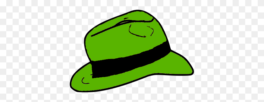 397x267 Green Fedora Hat - Fedora PNG
