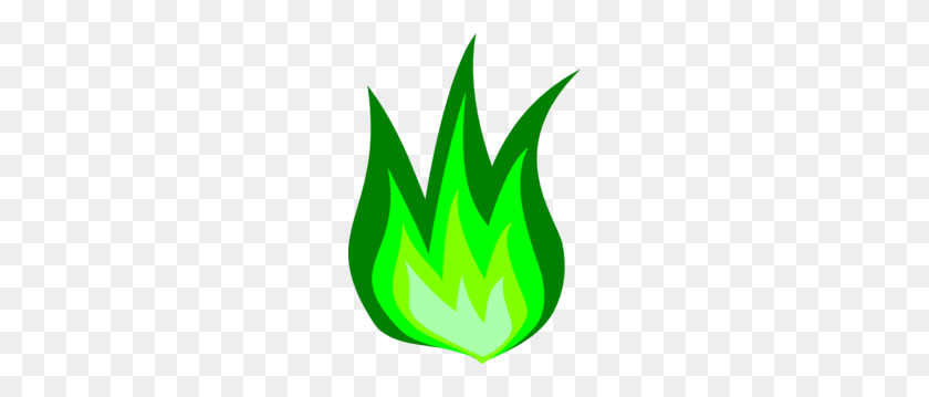 210x299 Green Fire Clip Art - Green Flames PNG
