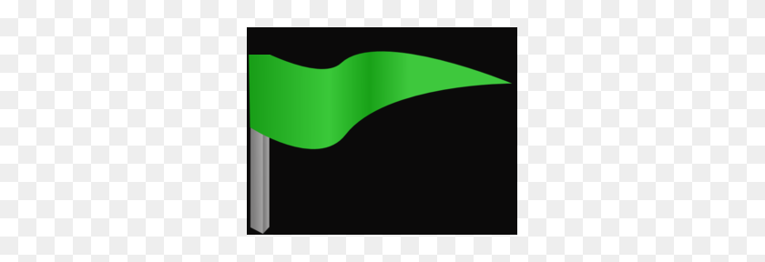 297x228 Green Flag Banner Clipart - Green Banner Clipart