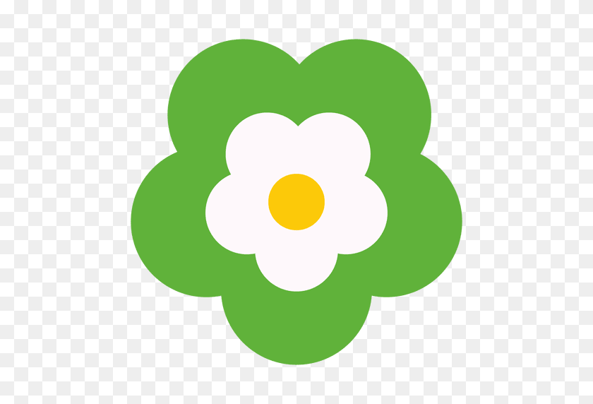 512x512 Значок Зеленый Цветок - Значок Цветок Png