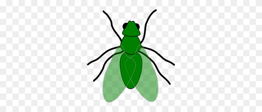 282x299 Green Fly Green For Web Clip Art - Plane Ticket Clipart