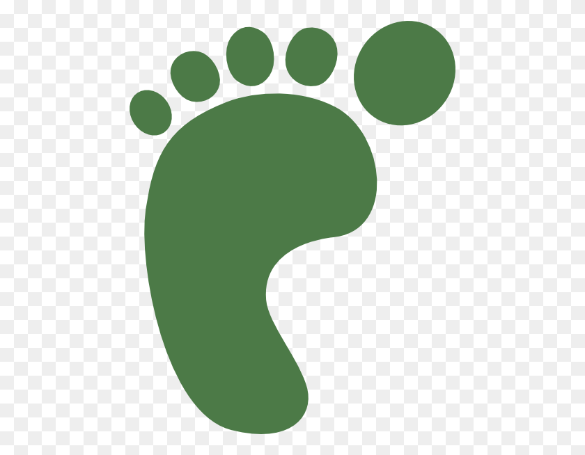 468x594 Green Foot Clip Art - Kenya Clipart
