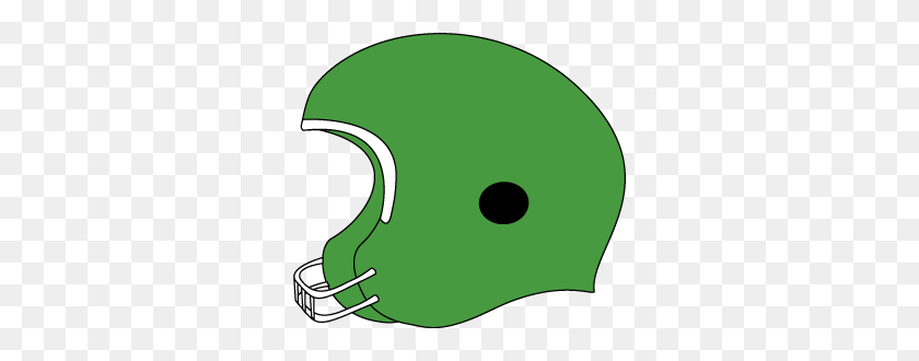 304x270 Casco De Fútbol Americano Verde Clipart - Dallas Cowboys Helmet Clipart
