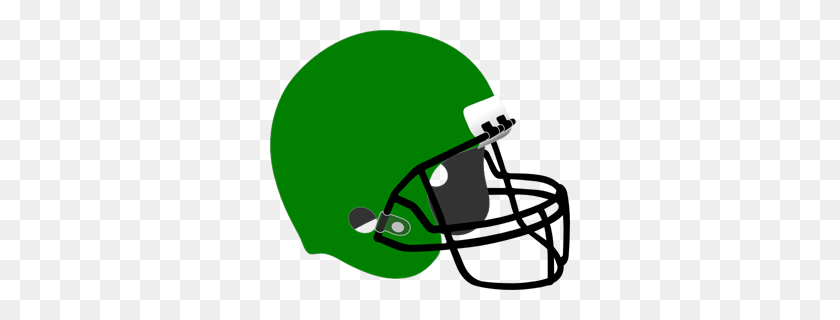 300x260 Зеленый Футбольный Шлем Png Клипарт Для Интернета - Шлем Png
