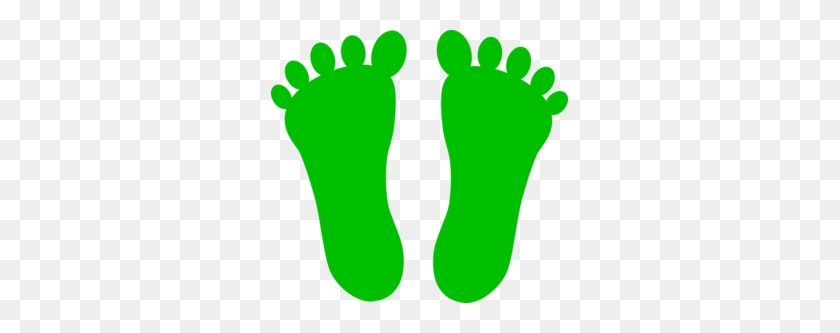 297x273 Green Footprints Clip Art - Free Footprint Clipart