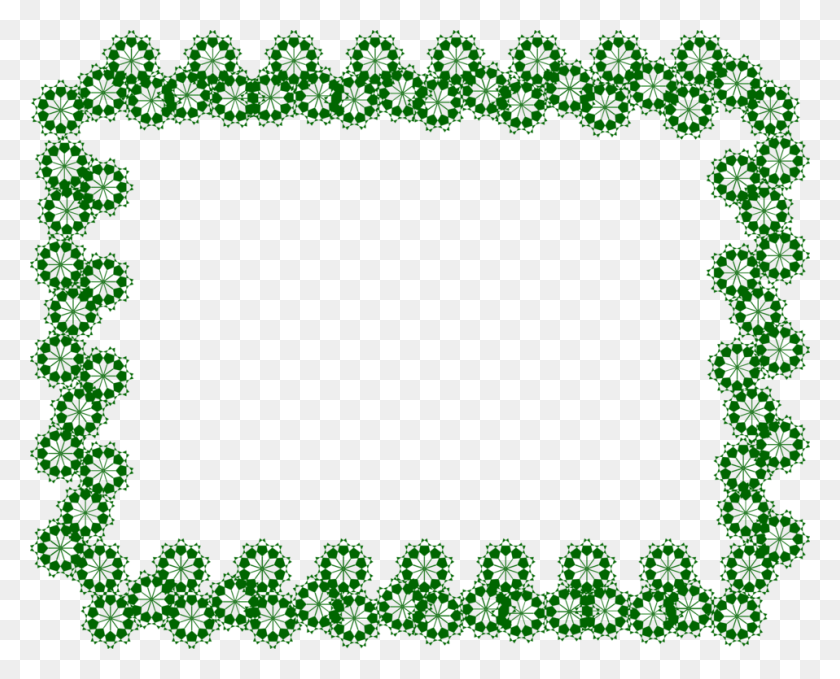 958x761 Green Frame Png Images Transparent Free Download - Green PNG