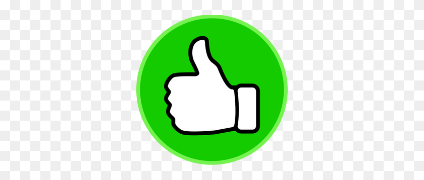 300x298 Green Free Clipart - Two Thumbs Up Clipart