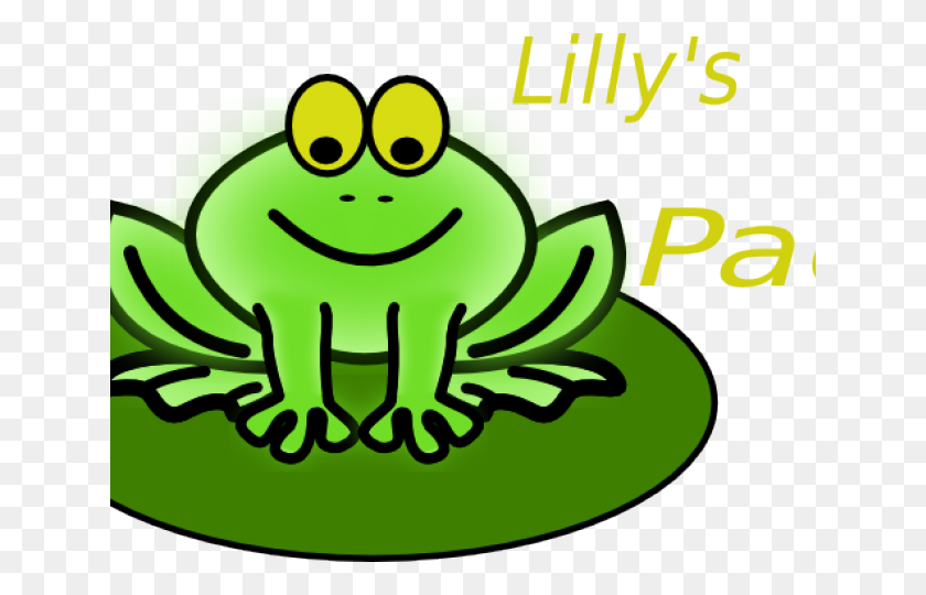 640x480 Green Frog Clipart Animated - Leaping Frog Clipart