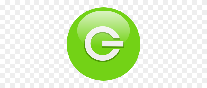 300x300 Зеленый G Картинки - G Клипарт