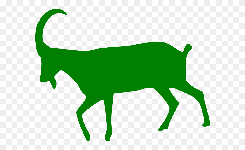 600x457 Green Goat Png Clip Arts For Web - Goat Clipart PNG