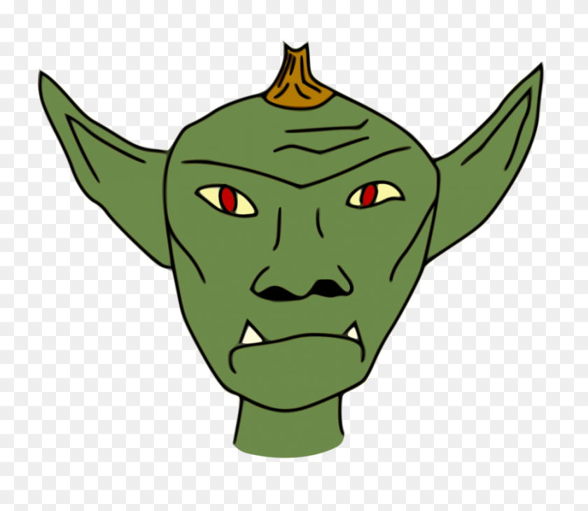 873x750 Green Goblin Drawing Orc - Orc Clipart