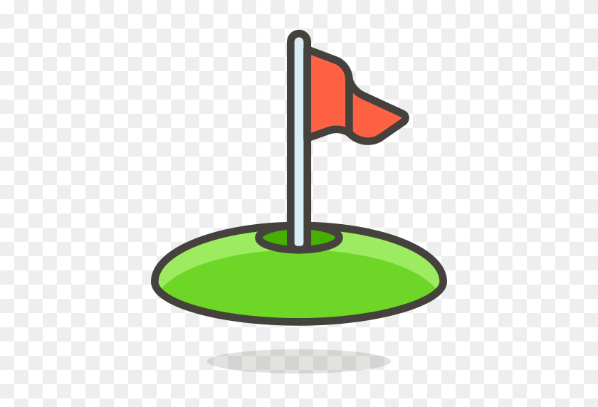 512x512 Verde, Golf, Bandera, Icono De Deporte Gratis De Otro Conjunto De Iconos Emoji - Bandera De Golf Png