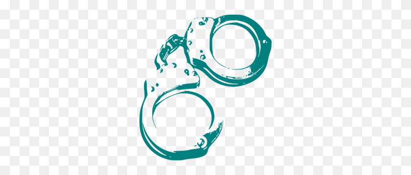 270x299 Green Handcuffs Crime Clip Art - Crime Clipart
