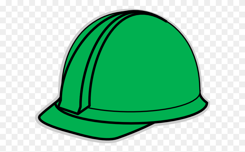 600x462 Green Hard Hat Clip Art - Leprechaun Hat Clipart Black And White