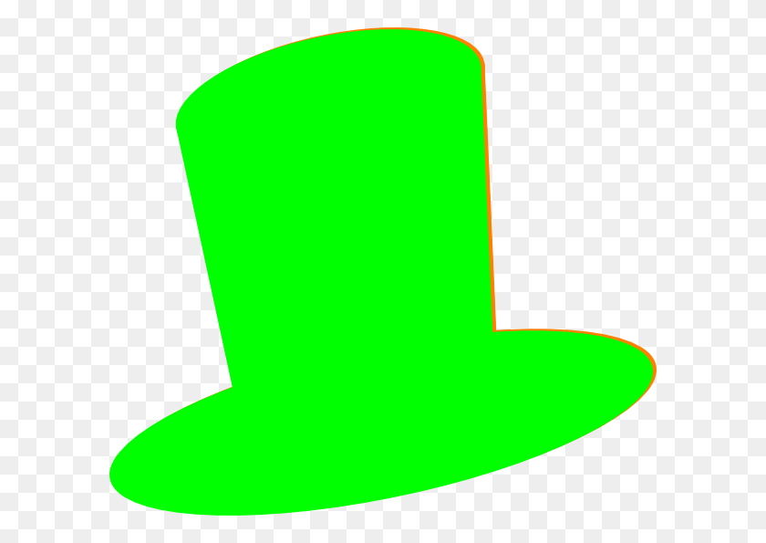 600x535 Green Hat Clip Art - Pimp Hat PNG