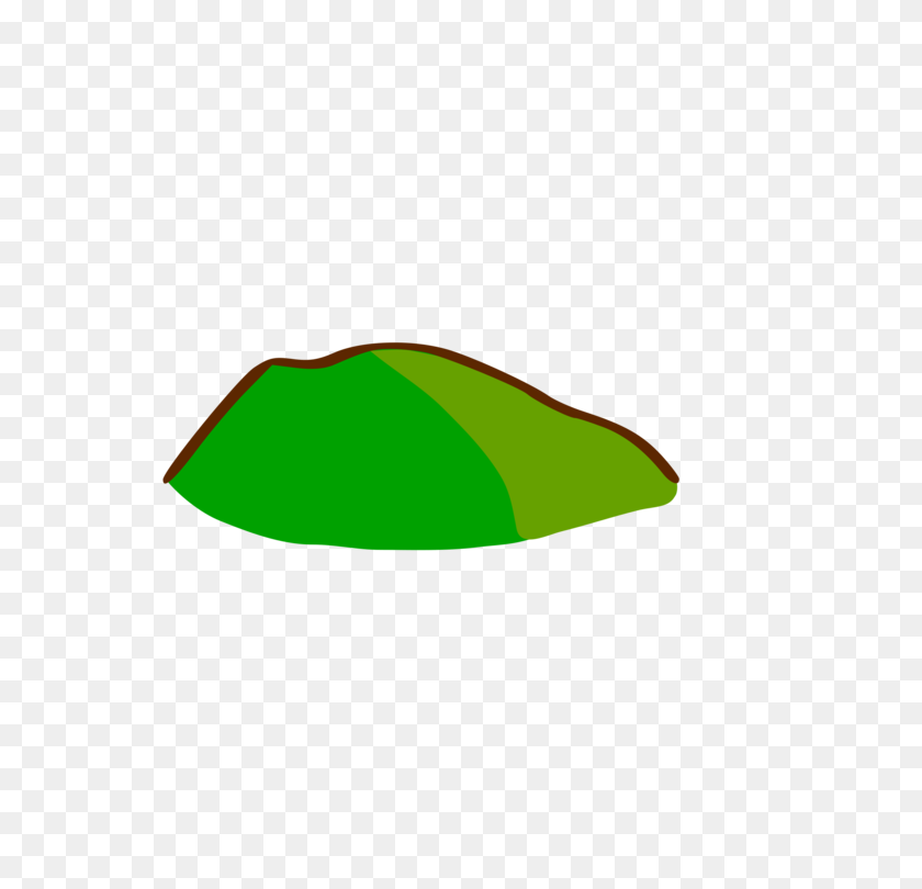 750x750 Green Headgear Leaf Line - Grass Hill Clipart