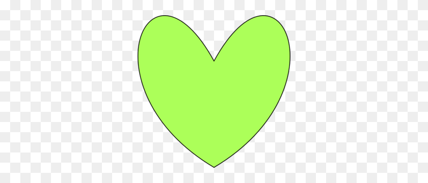 300x300 Green Heart Clip Art - Football With Heart Clipart