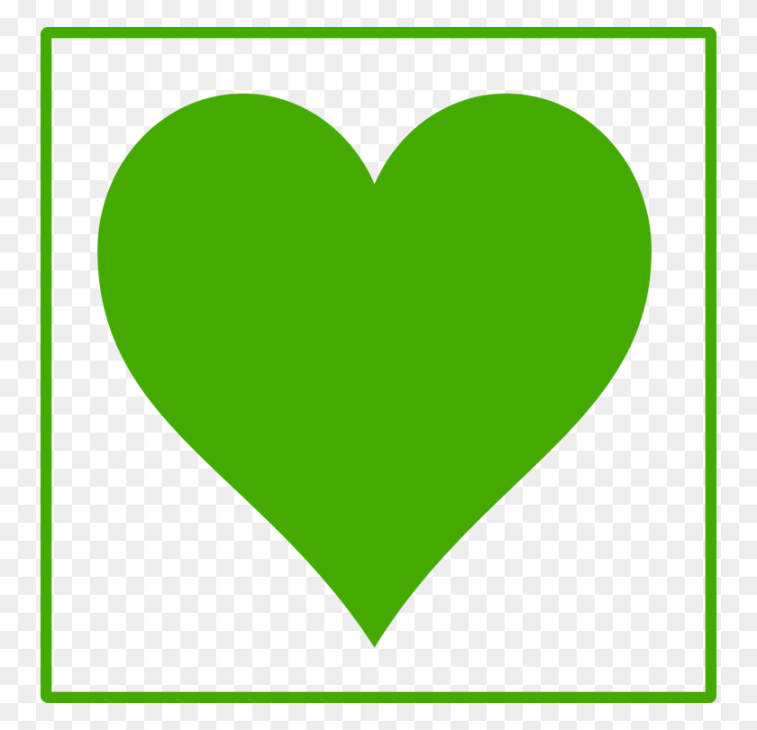 750x750 Green Heart Computer Icons Symbol Red - Red Leaf Clipart