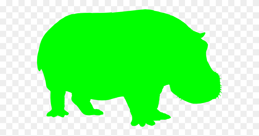 600x382 Green Hippo Png Clip Arts For Web - Green Grass Clipart