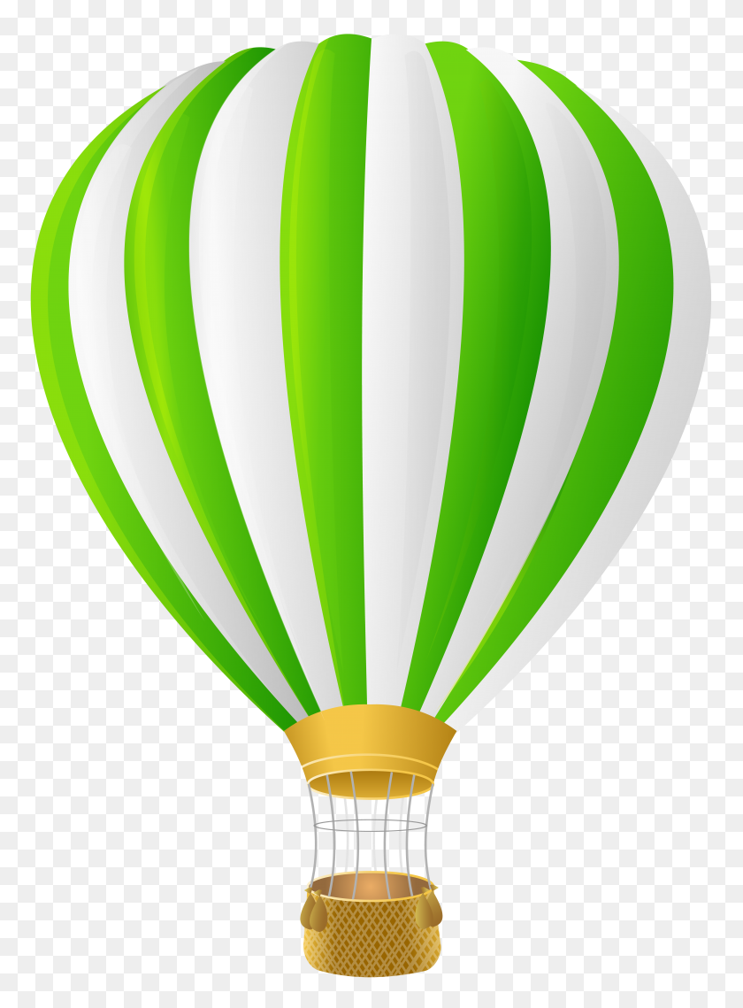 5778x8000 Green Hot Air Balloon Transparent Png Clip Gallery - Hot Air Balloon PNG