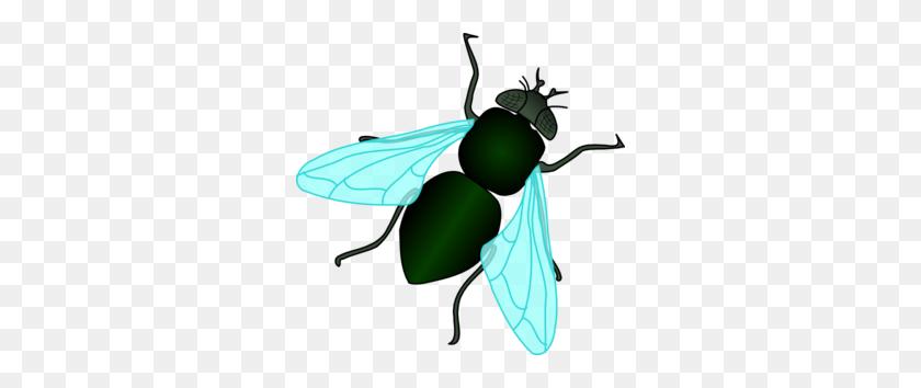 300x294 Green House Fly Png, Clip Art For Web - Fly Clipart PNG