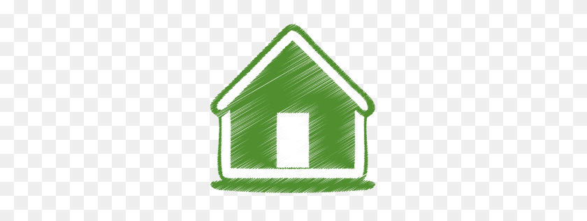 256x256 Green Icon - Shack PNG
