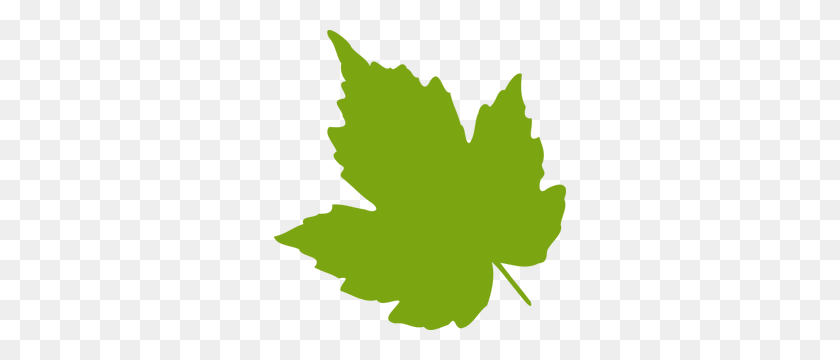 292x300 Green Ivy Leaf Clip Art - Uva Clipart