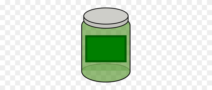 195x298 Green Jar Clip Art - Ball Jar Clipart