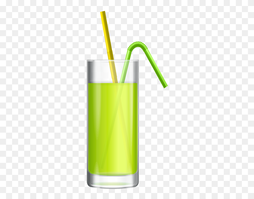 285x600 Green Juice Png Clip Art - Juice Clipart
