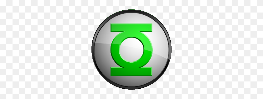 256x256 Значок Зеленый Фонарь - Логотип Зеленый Фонарь Png