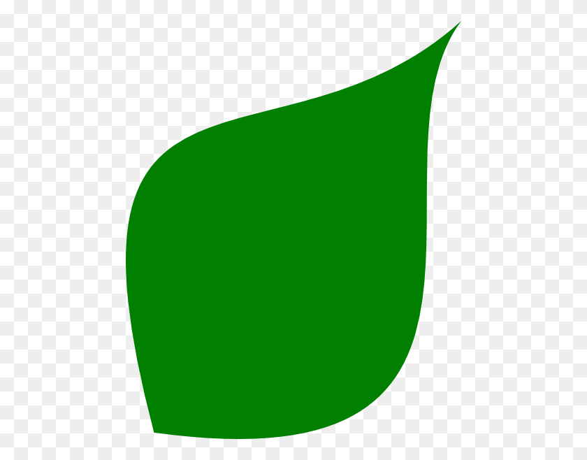 480x598 Green Leaf Clip Art - Leaf Clipart